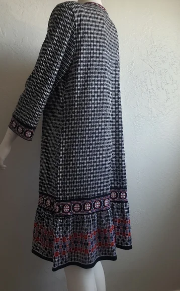 | Max Studio Midi Dress | Color: Black and White | Size: XL - Picture 4 of 5